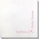 Corner Text with Baby Bird Design Bamboo Luxe Napkins Image 2 of 2